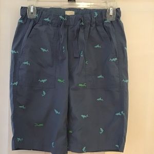 NWT CREWCUTS BLUE SHARK/SCUBA DIVER SHORTS. 14 Y